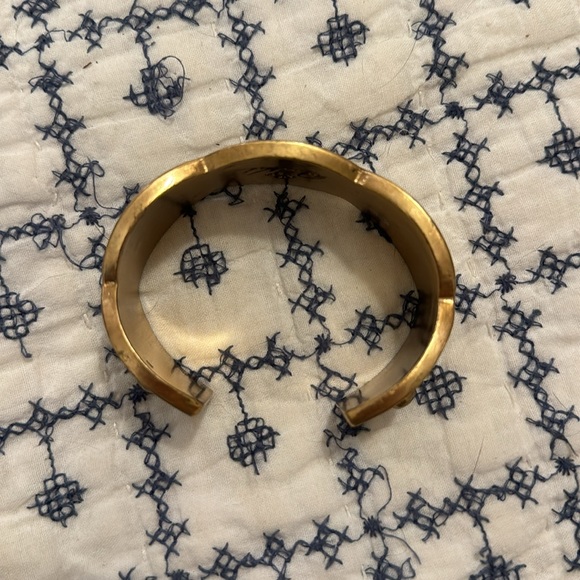 Patricia Nash cuff bracelet. NWT leather and metal combo. - Picture 2 of 5